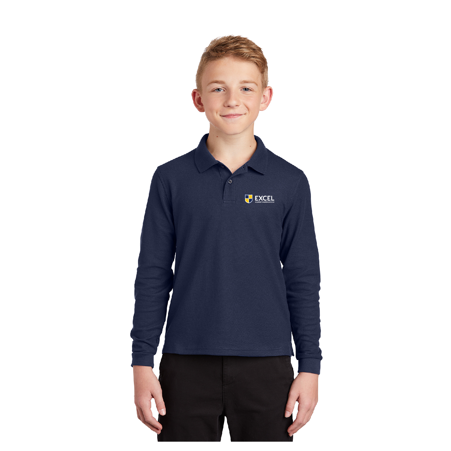 Youth Long Sleeve Polo